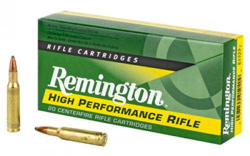 Remington High Performance, 222REM, 50 Grain, Pointed Soft Point, 20 Round Box 21303