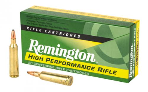 Remington High Performance, 22-250, 55 Grain, Pointed Soft Point, 20 Round Box 21311