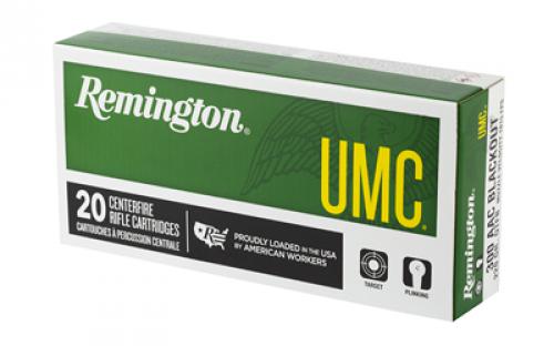 Remington UMC, 300 Blackout, 220 Grain, Open Tip, Flat Base, 20 Round Box 21422