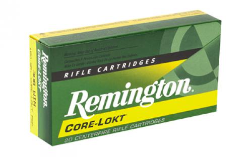 Remington Core Lokt, 308 Winchester, 180 Grain, Pointed Soft Point, 20 Round Box 21479