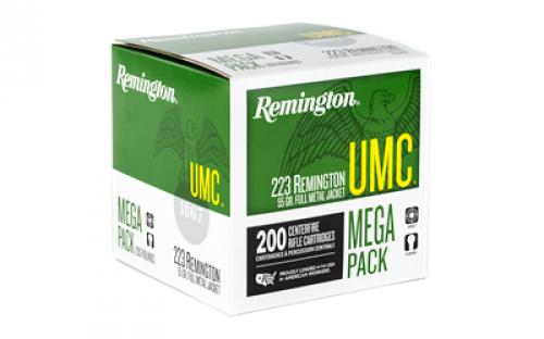 Remington UMC, 223 Remington, 55 Grain, Full Metal Jacket, Mega Pack, 200 Round Box 23683