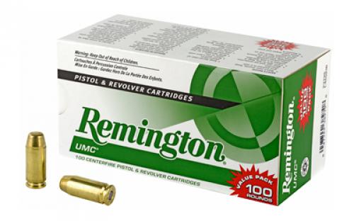 Remington UMC, 40 S&W 180 Grain, Full Metal Jacket, Value Pack, 100 Round Box 23795