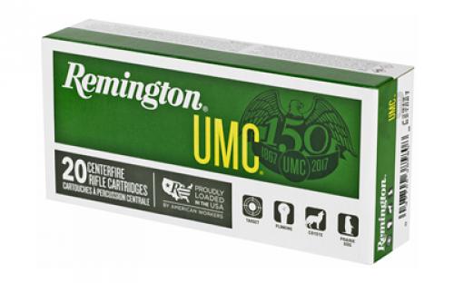 Remington UMC, 22-250, 50 Grain, Hollow Point, 20 Round Box 23813