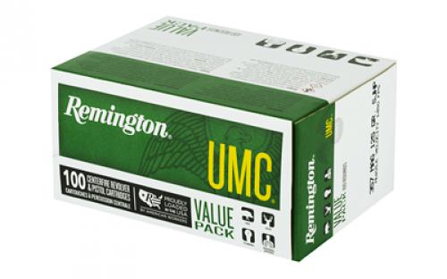 Remington UMC, 357 Magnum, 125 Grain, Semi Jacketed Hollow Point, Value Pack, 100 Round Box R23970