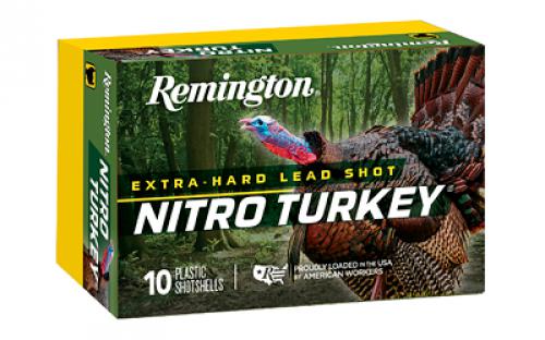 Remington Nitro Turkey, Magnum, 12 Gauge 2.75, #5, 1 1/2oz, Lead, 10 Rounds Per Box 26688