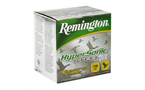 Remington HyperSonic, 12 Gauge, 3.5", 1.375 oz., Steel, #4, Lead Free, 25 Round Box 26799