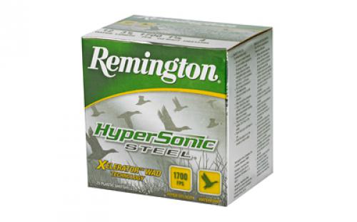 Remington HyperSonic, 12 Gauge, 3.5", 1.375 oz., Steel, #4, Lead Free, 25 Round Box 26799