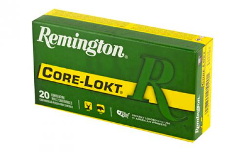 Remington Core Lokt, 243 Winchester, 100 Grain, Pointed Soft Point, 20 Round Box R27802