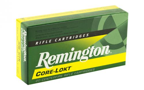 Remington Core Lokt, 308 Winchester, 150 Grain, Pointed Soft Point, 20 Round Box 27842