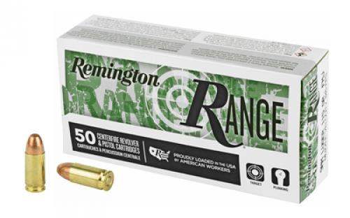 Remington Range, 9MM, 115 Grain, Full Metal Jacket, 50 Round Box 28564