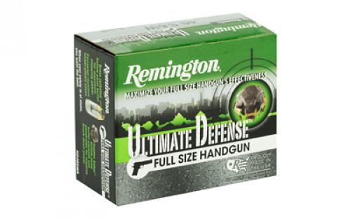 Remington Ultimate Defense, 40 S&W, 165 Grain, Brass Jacketed Hollow Point, 20 Round Box 28957