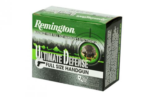 Remington Ultimate Defense, 40 S&W, 165 Grain, Brass Jacketed Hollow Point, 20 Round Box 28957