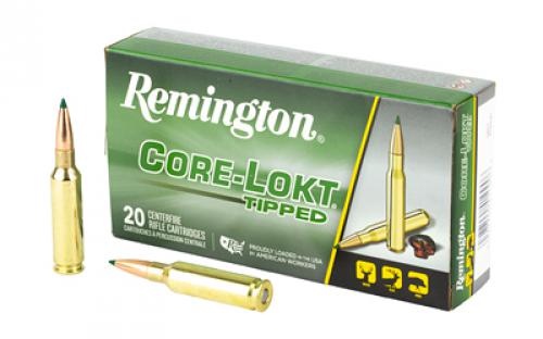 Remington CORE-LOKT, TIPPED, 6.5 Creedmoor, 129 Grain, Polymer Tip, 20 Round Box 29017