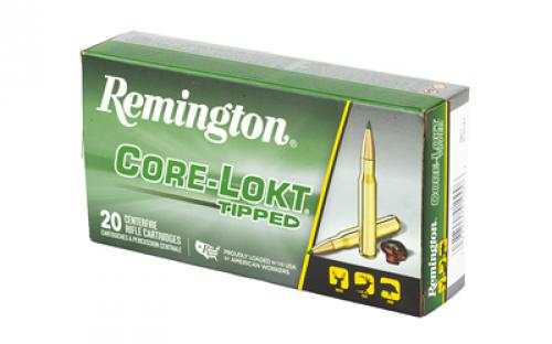 Remington CORE-LOKT, TIPPED, 6.5 Creedmoor, 129 Grain, Polymer Tip, 20 Round Box 29017