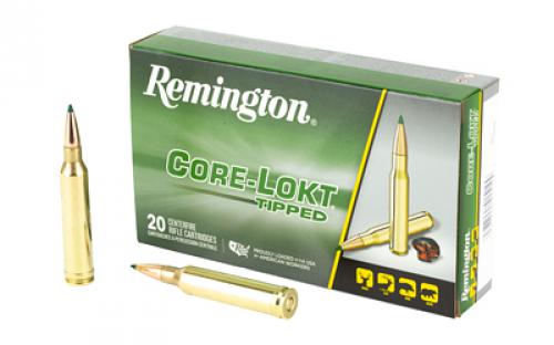 Remington CORE-LOKT, TIPPED, 7MM Remington Magnum, 150 Grain, Polymer Tip, 20 Round Box 29021