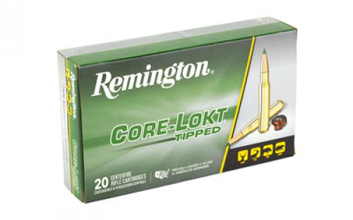 Remington CORE-LOKT, TIPPED, 7MM Remington Magnum, 150 Grain, Polymer Tip, 20 Round Box 29021