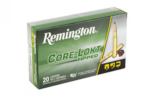 Remington CORE-LOKT, TIPPED, 30-06 Springfield, 180 Grain, Polymer Tip, 20 Round Box 29037