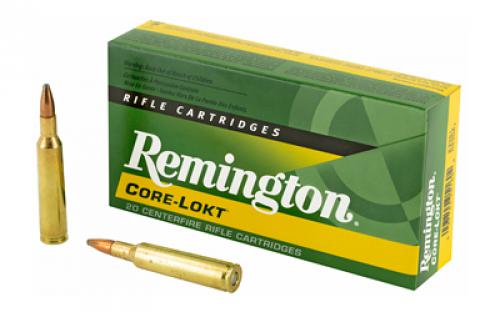 Remington Core Lokt, 6MM REM, 100 Grain, Pointed Soft Point, 20 Round Box 29051