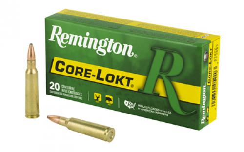 Remington Core Lokt, 250 Savage, 100 Grain, Pointed Soft Point, 20 Round Box 29077