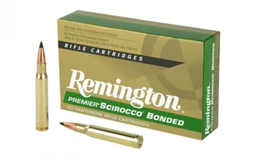 Remington Premier Scirocco Bonded, 30-06 Springfield, 150 Grain, Polymer Tip, 20 Round Box 29318