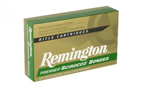 Remington Premier Scirocco Bonded, 30-06 Springfield, 150 Grain, Polymer Tip, 20 Round Box 29318