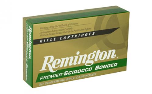 Remington Premier Scirocco Bonded, 270 Winchester, 130 Grain, Polymer Tip, 20 Round Box 29322