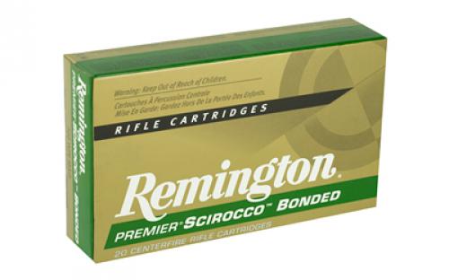 Remington Premier Scirocco Bonded, 300 Win Magnum, 180 Grain, Polymer Tip, 20 Round Box R29330