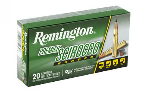 Remington Premier Scirocco Bonded, 308 Winchester, 165 Grain, Polymer Tip, 20 Round Box 29332