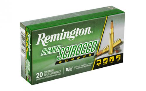 Remington Premier Scirocco Bonded, 6.5 Creedmoor, 130 Grain, Bonded Hollow Point, 20 Round Box 29344