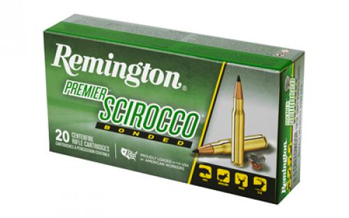 Remington Premier Scirocco Bonded, 6.5 Creedmoor, 130 Grain, Bonded Hollow Point, 20 Round Box 29344