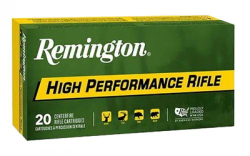 Remington Remington, High Performance Rifle, 308 Winchester,Pointed Soft Point, 180 Grain, 20 Round Box R21473