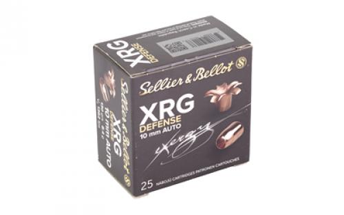 Sellier & Bellot XRG, 10MM, 130 Grain, Jacketed Hollow Point, 25 Round Box SB10XA