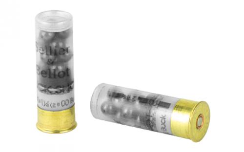 Sellier & Bellot Shotshell, 12 Gauge, 2.75", 00 Buck, 12 Pellets, 25 Round Box SB12BSC