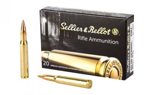 Sellier & Bellot Rifle, 30-06, 180 Grain, Full Metal Jacket, 20 Round Box SB3006A