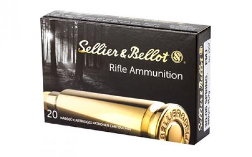 Sellier & Bellot Rifle, 30-06, 180 Grain, Full Metal Jacket, 20 Round Box SB3006A