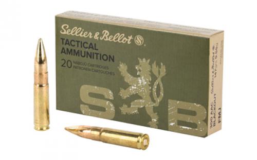 Sellier & Bellot Rifle, 300 Blackout, 147 Grain, Full Metal Jacket, 20 Round Box SB300BLKB