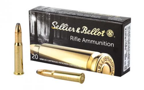 Sellier & Bellot Rifle, 30-30, 150 Grain, Soft Point, 20 Round Box SB3030A