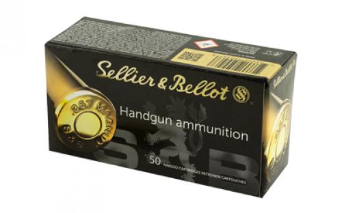 Sellier & Bellot Pistol, 357MAG, 158 Grain, Soft Point, 50 Round Box SB357B