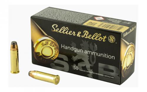 Sellier & Bellot Pistol, 38 Special, 158 Grain, Soft Point, 50 Round Box SB38C