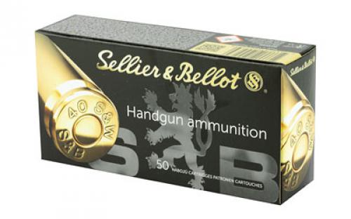 Sellier & Bellot Pistol, 40S&W, 180 Grain, Full Metal Jacket, 50 Round Box SB40B