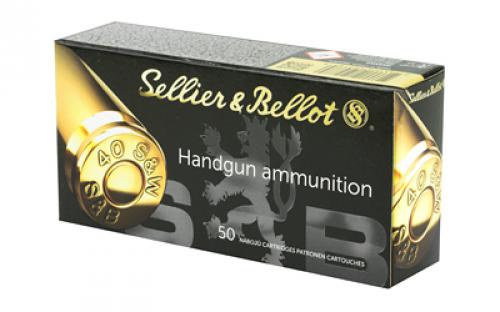 Sellier & Bellot Pistol, 40 S&W, 180 Grain, Jacketed Hollow Point, 50 Round Box SB40C