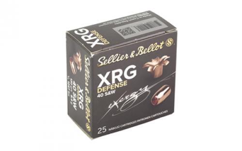 Sellier & Bellot XRG, 40 S&W, 130 Grain, Jacketed Hollow Point, 25 Round Box SB40XA