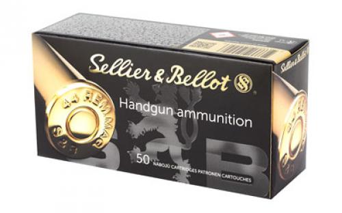 Sellier & Bellot Pistol, 44MAG, 240 Grain, Soft Point, 50 Round Box SB44A