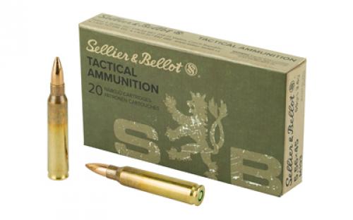 Sellier & Bellot Rifle, 556 NATO, 55Gr, Full Metal Jacket, 20 Round Box SB556A