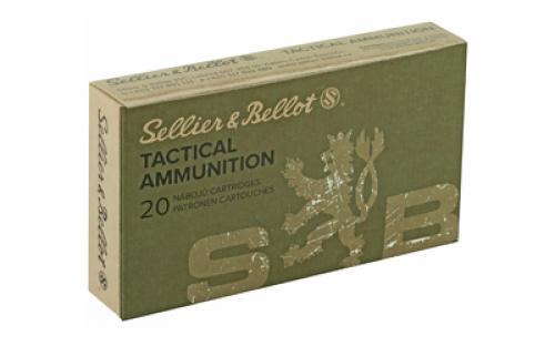 Sellier & Bellot Rifle, 556 NATO, 55Gr, Full Metal Jacket, 20 Round Box SB556A