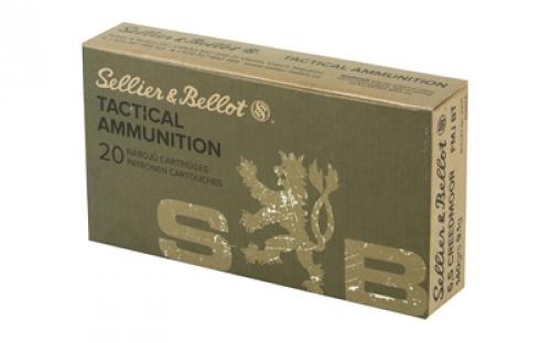 Sellier & Bellot Rifle, 6.5 Creedmoor, 140 Grain, Full Metal Jacket, 20 Round Box SB65A