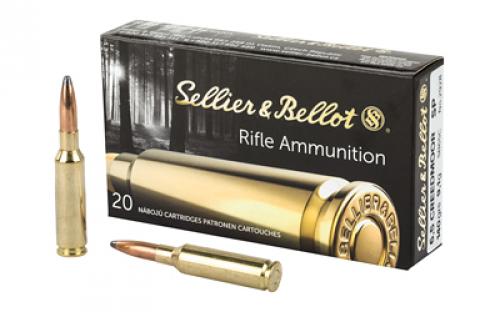 Sellier & Bellot Rifle, 6.5 Creedmoor, 140 Grain, Soft Point, 20 Round Box SB65C