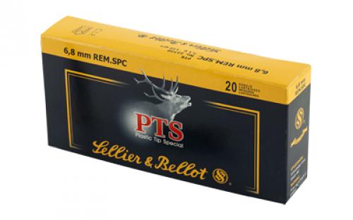 Sellier & Bellot Rifle, 6.8SPC, 110 Grain, PTS, 20 Round Box SB68B