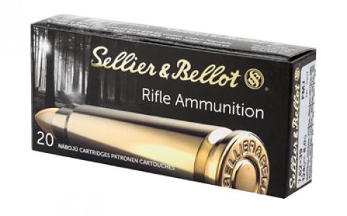 Sellier & Bellot Rifle, 762X39, 124 Grain, Full Metal Jacket, Non-Magnetic Projectile, 20 Round Box SB76239A