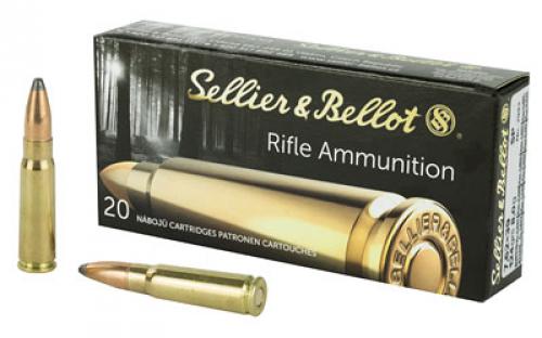 Sellier & Bellot Rifle, 762X39, 124 Grain, Soft Point, 20 Round Box SB76239B